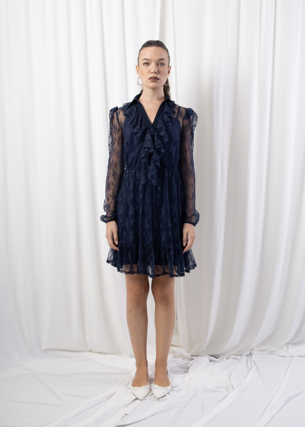 Lace Ruffle Dress