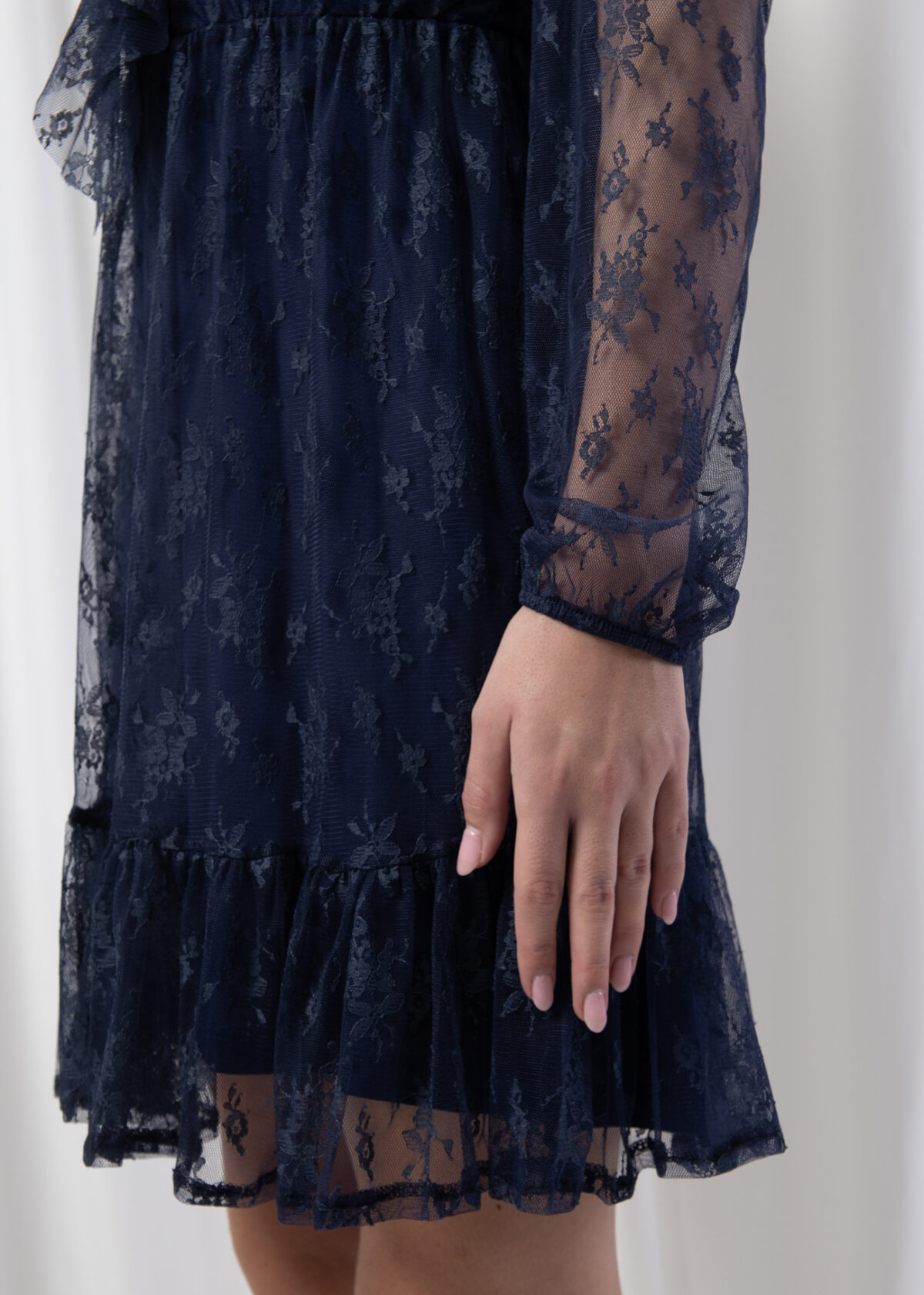 Lace Ruffle Dress - Image 4