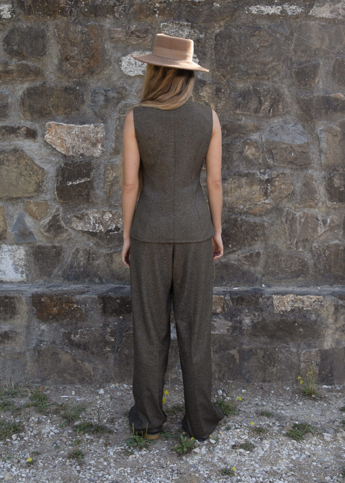 Tailored Wide-Leg Trousers - Image 4
