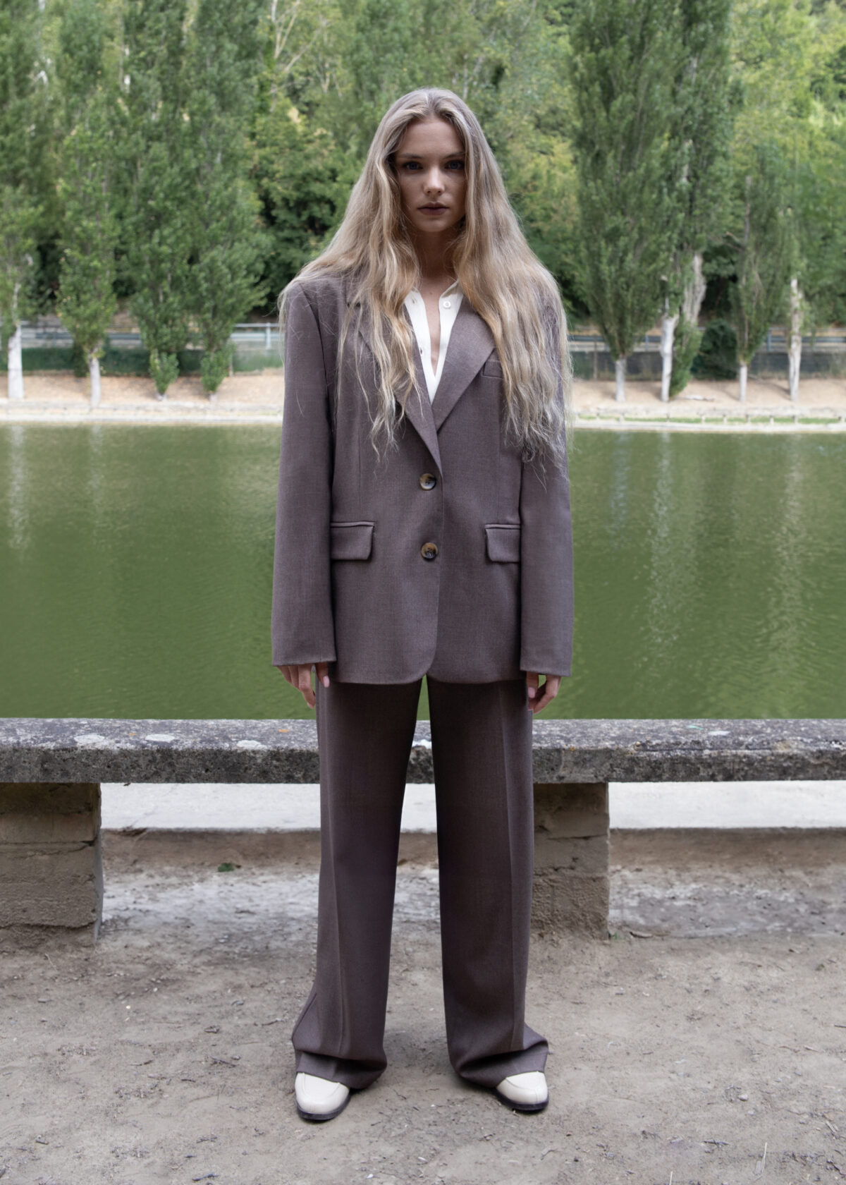Elegant Flap Pocket Trousers - Image 2