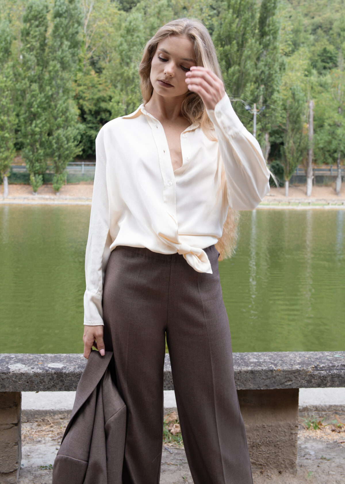 Elegant Flap Pocket Trousers - Image 5