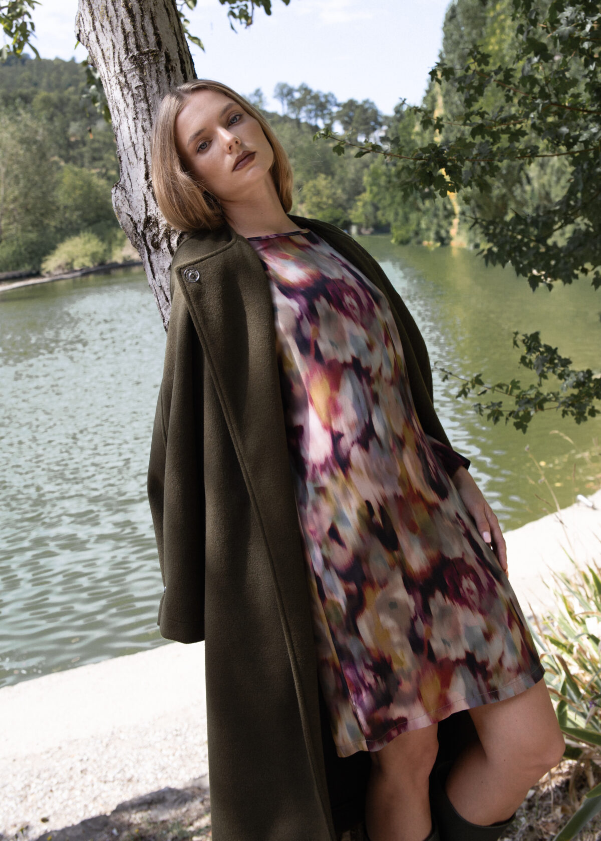 Viscose Belted Dress - Image 4