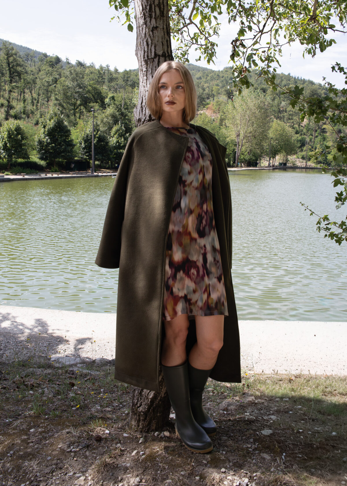 Wool Blend Belted Coat - Image 8