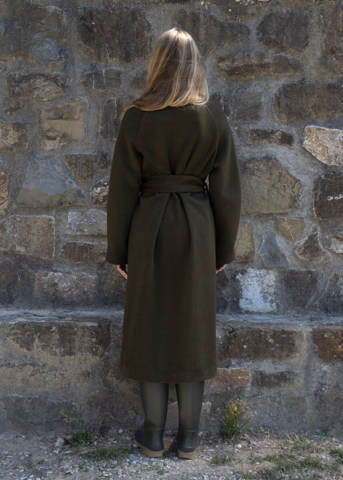 Wool Blend Belted Coat - Image 6
