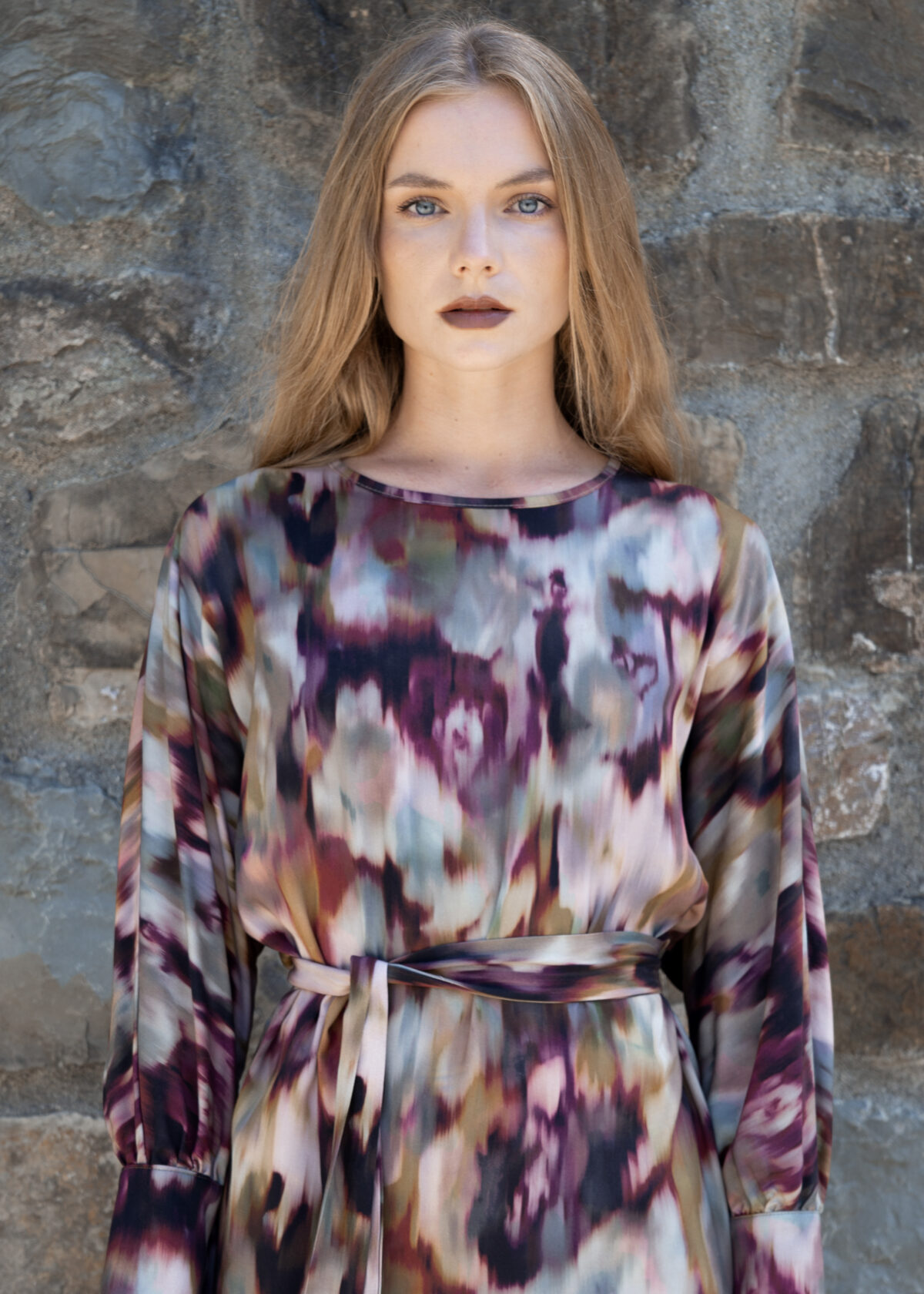 Viscose Belted Dress - Image 6
