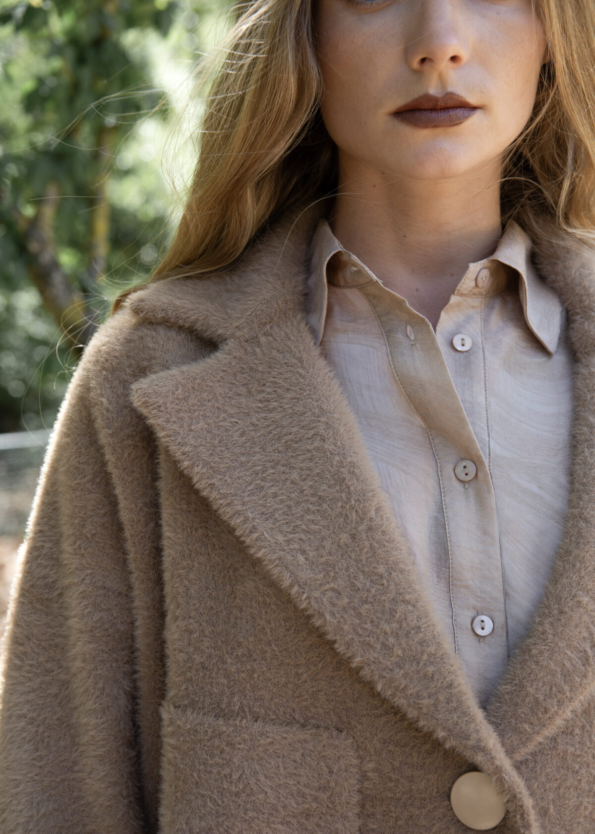 Oversized Jacket in Viscose Blend - Image 3
