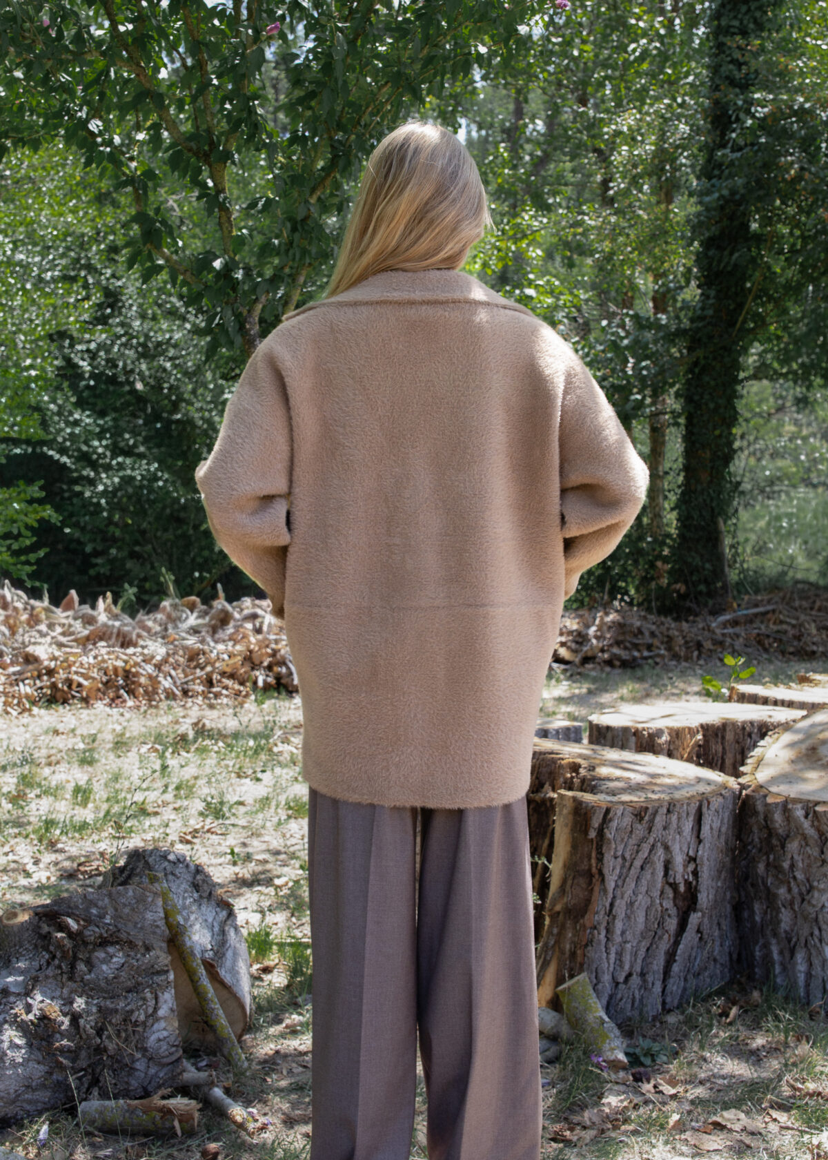Oversized Jacket in Viscose Blend - Image 4