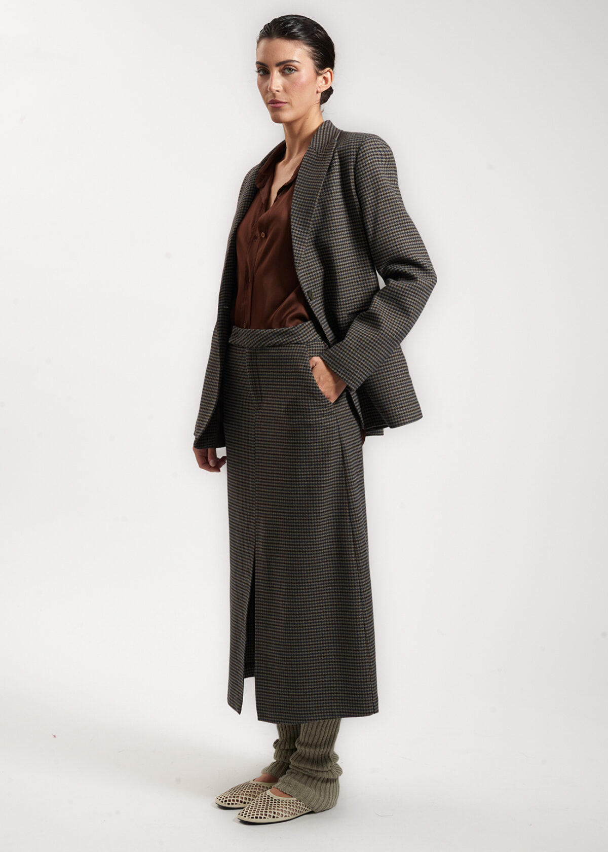 Heritage Checked Blazer - Image 3