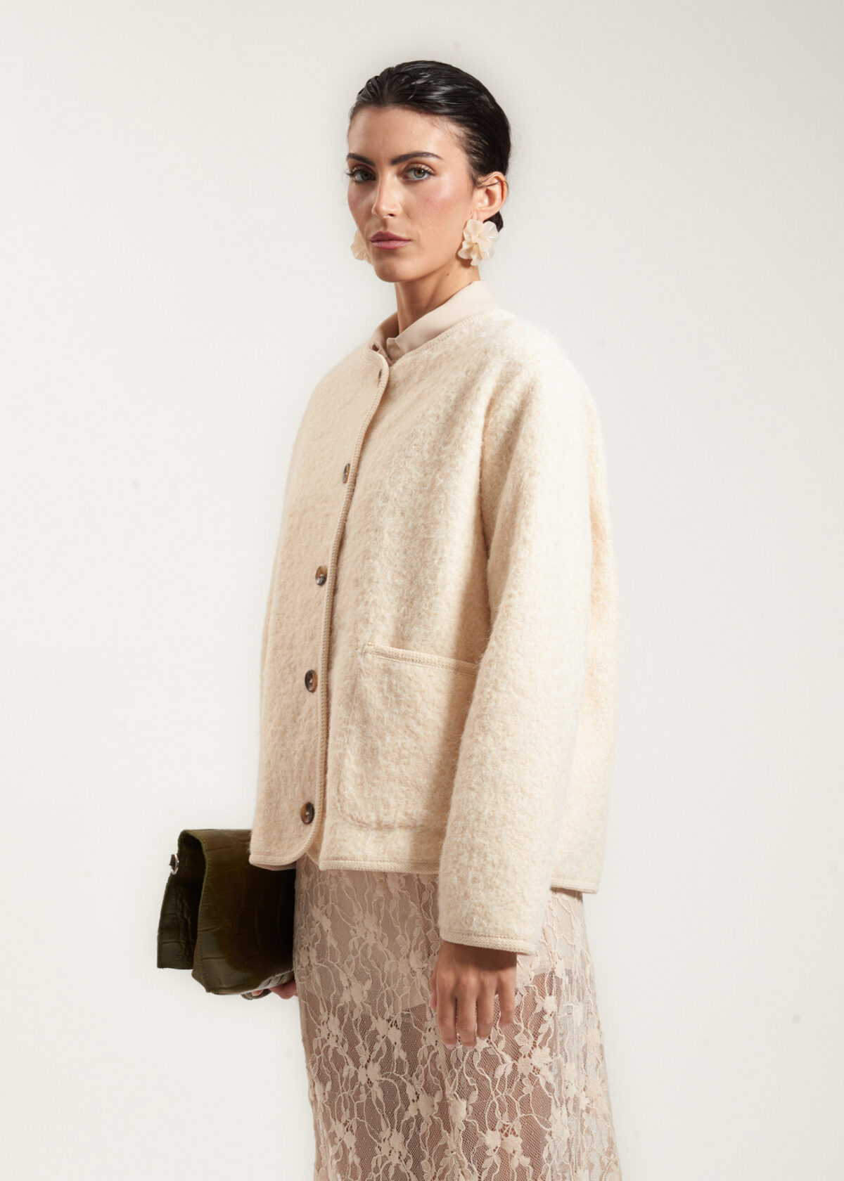 Daria Buttoned Jacket - Image 7