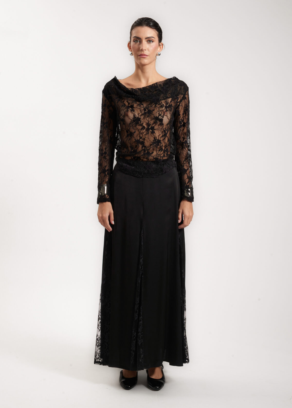 Noire Lace Blouse - Image 3