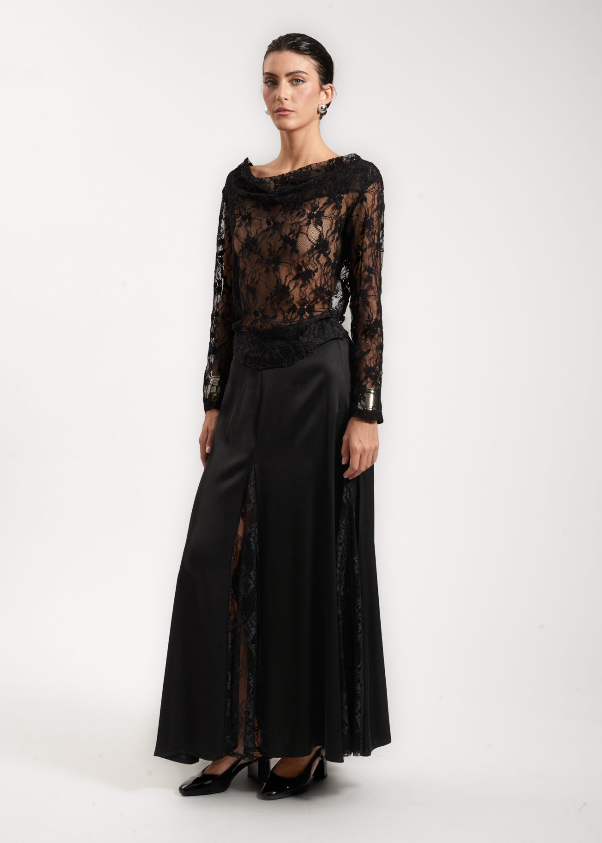 Noire Éclat Skirt