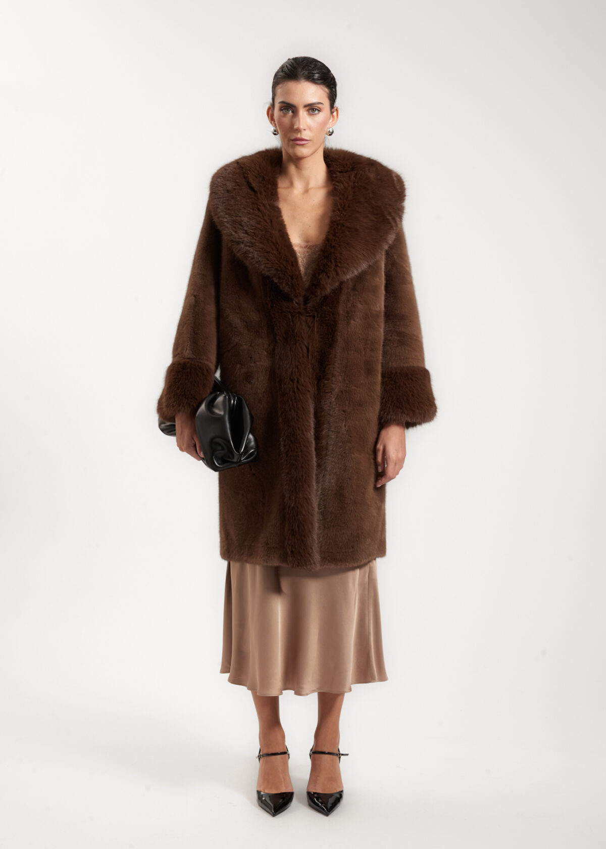 Amara Eco Fur Coat - Image 3