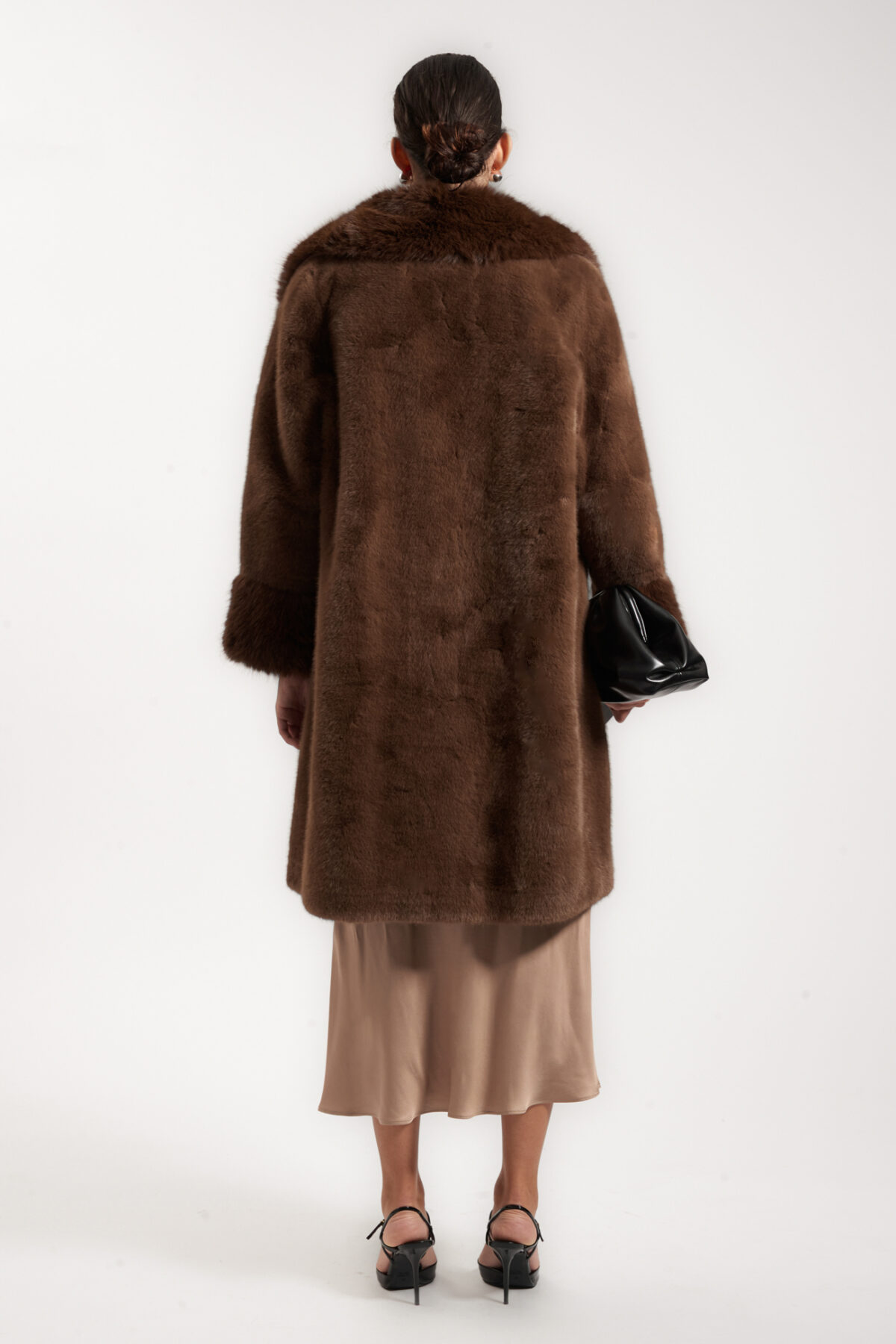 Amara Eco Fur Coat - Image 4