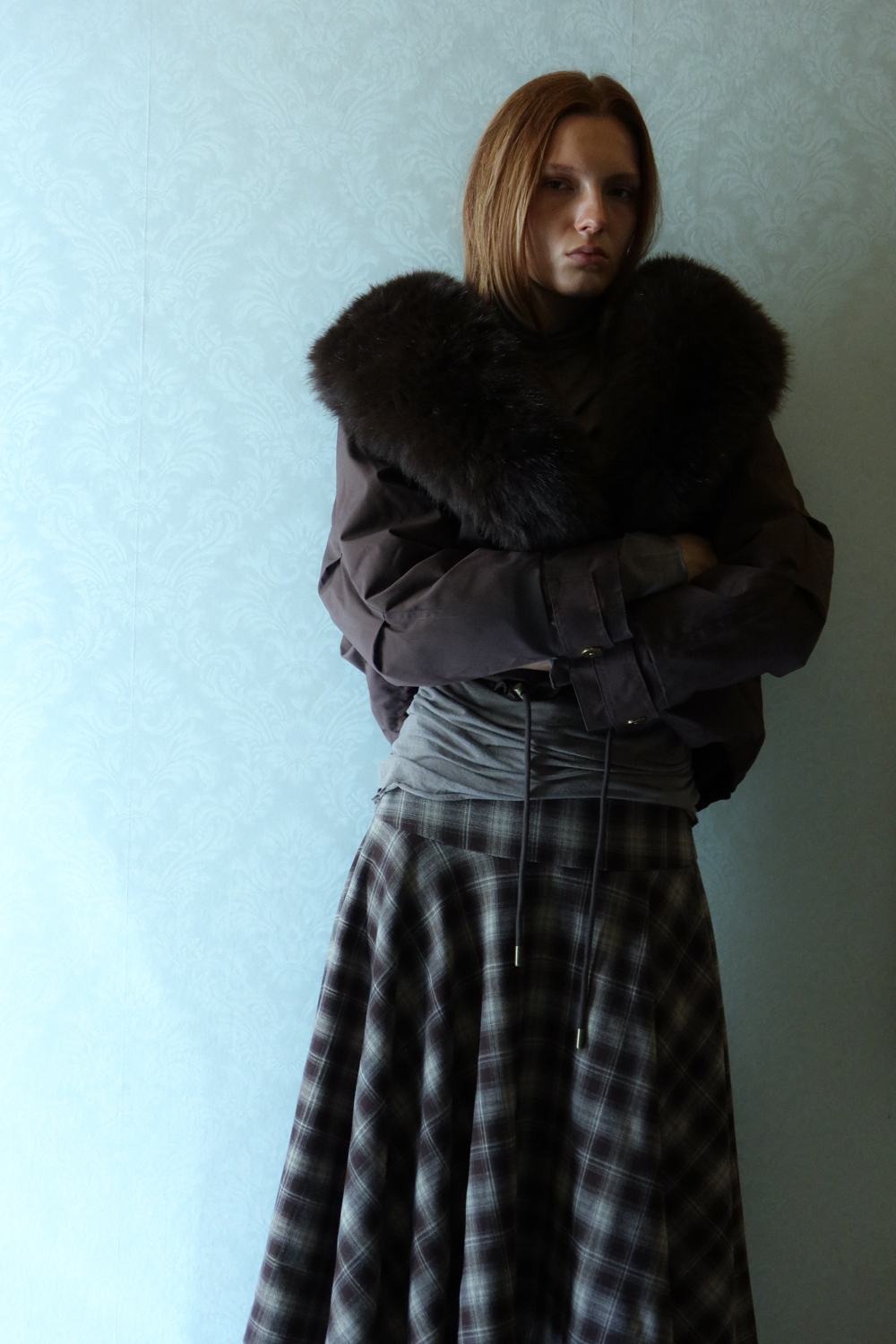 Gonna Midi Asimmetrica Tartan - Image 2