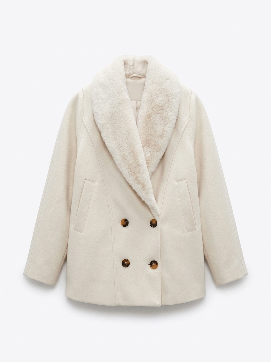 Cappotto Scialle ecofur - Image 4